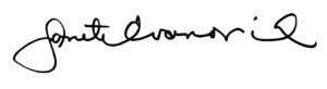 Janet Evanovich Signature