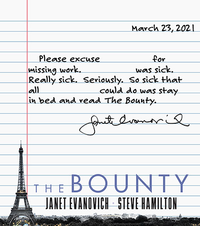 please excuse from work letter regarding The Bounty