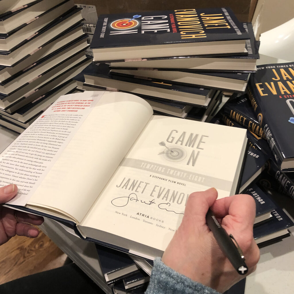 Signed copies of Plum #28