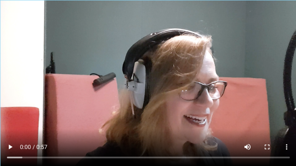 Lorelei King in studio