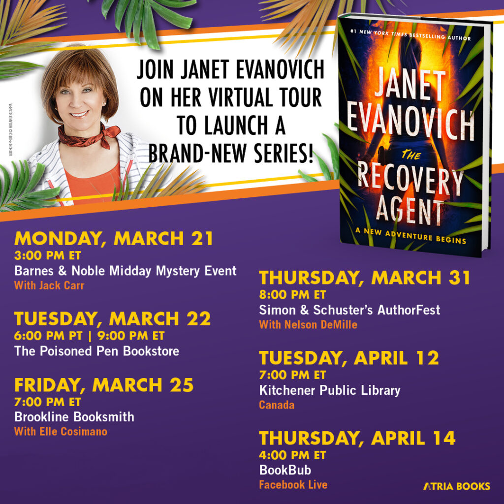 Virtual Book Tour for The Recovery Agent