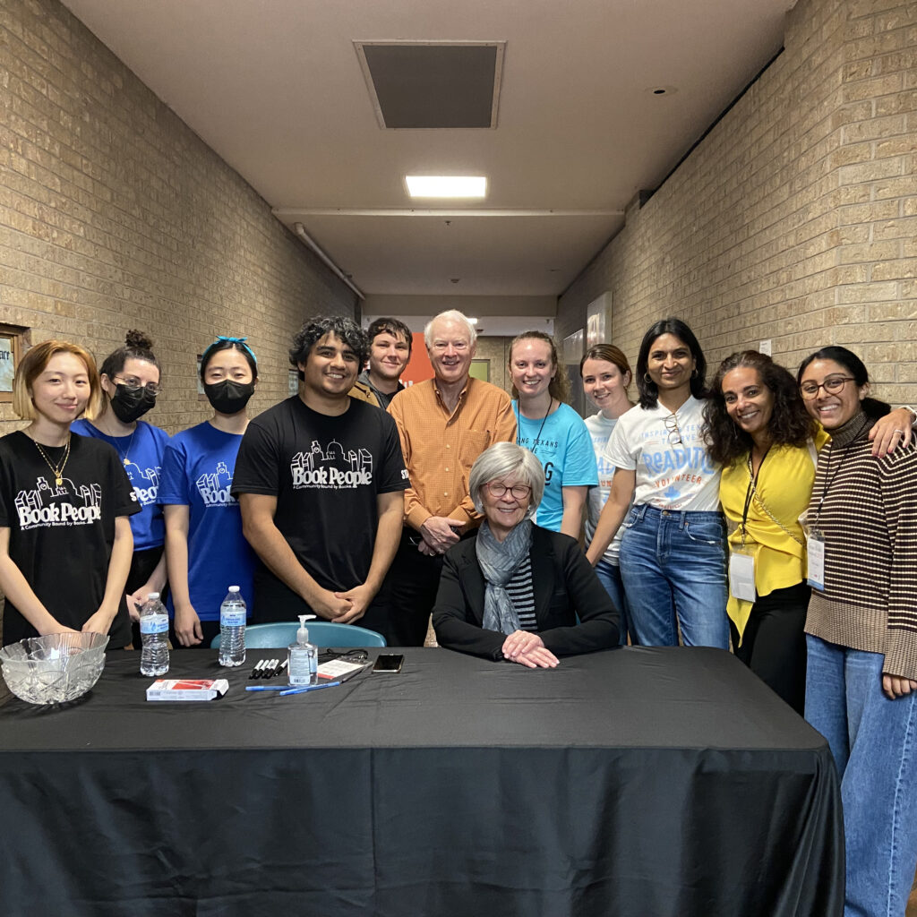 Book People and Janet at the Texas Book Festival in Austin