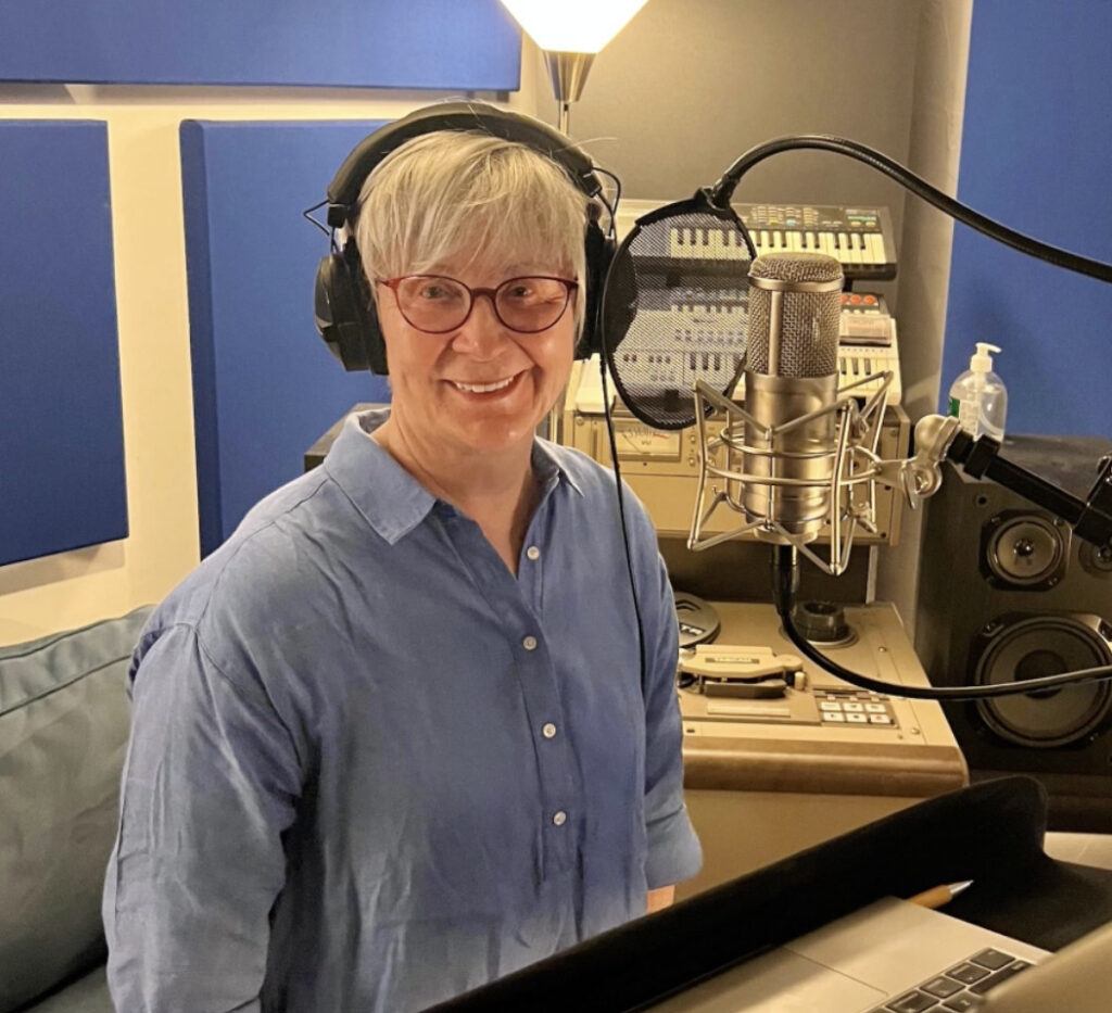 Janet at recording studio